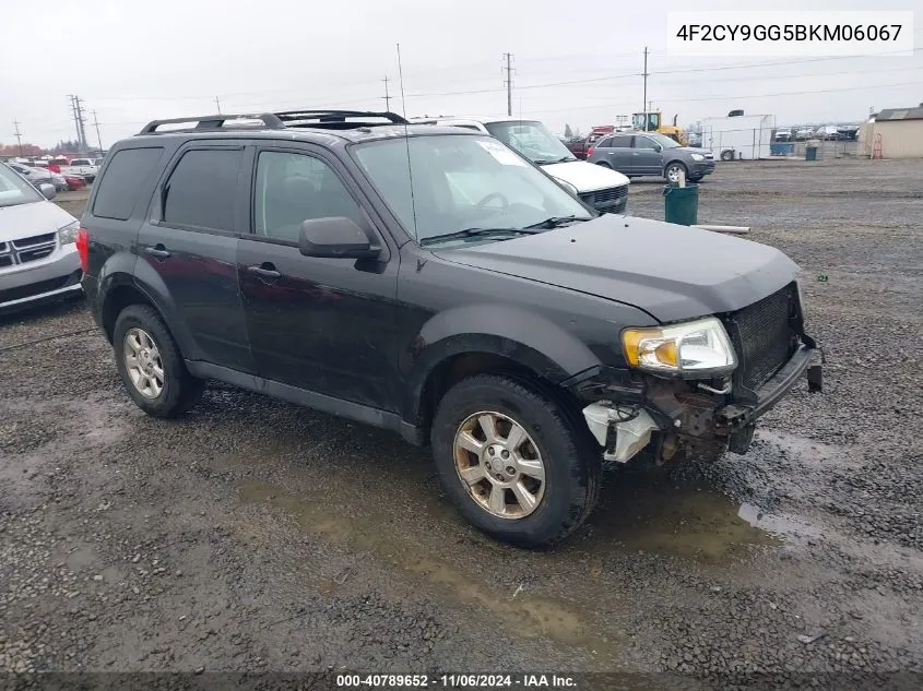 2011 Mazda Tribute S Grand Touring VIN: 4F2CY9GG5BKM06067 Lot: 40789652