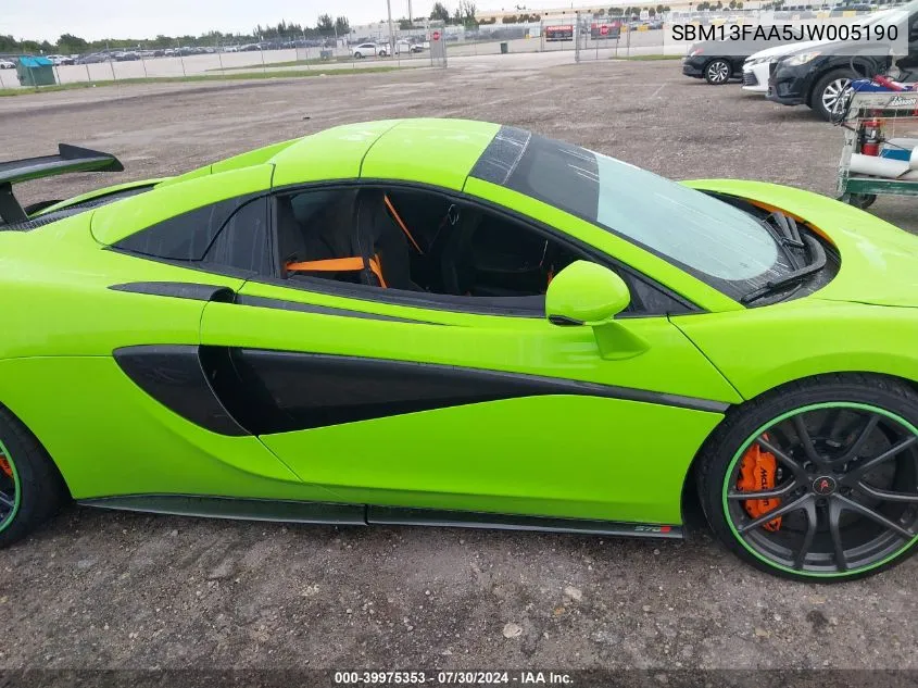 SBM13FAA5JW005190 2018 Mclaren 570S