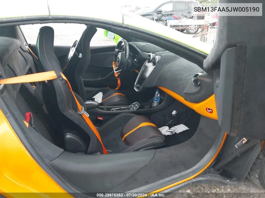 SBM13FAA5JW005190 2018 Mclaren 570S