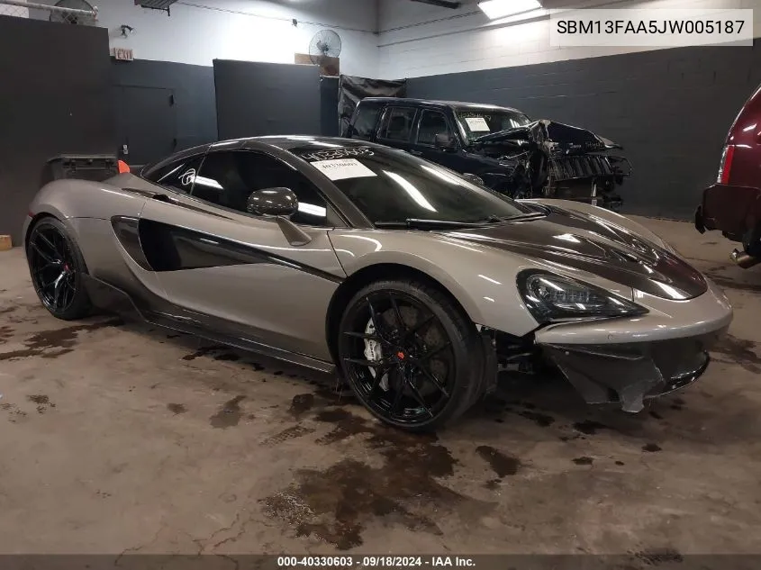 SBM13FAA5JW005187 2018 Mclaren Automotive 570S