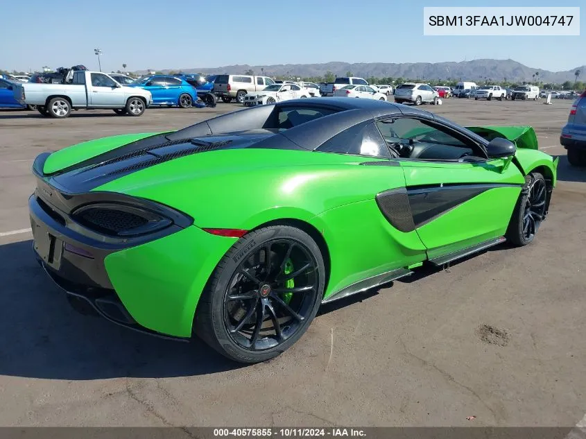 2018 Mclaren 570S VIN: SBM13FAA1JW004747 Lot: 40575855