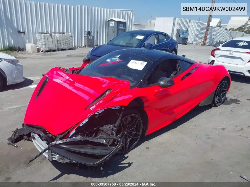 SBM14DCA9KW002499 2019 Mclaren 720S Luxury/Performance