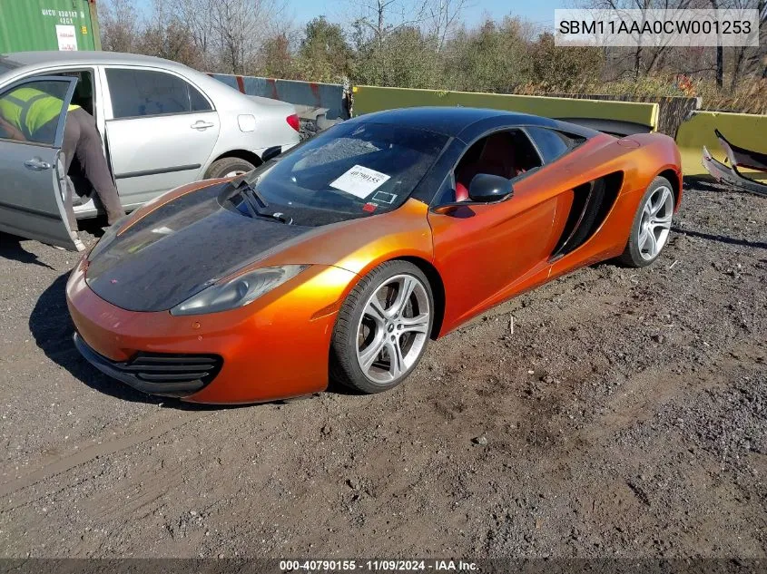 2012 Mclaren Mp4-12C VIN: SBM11AAA0CW001253 Lot: 40790155