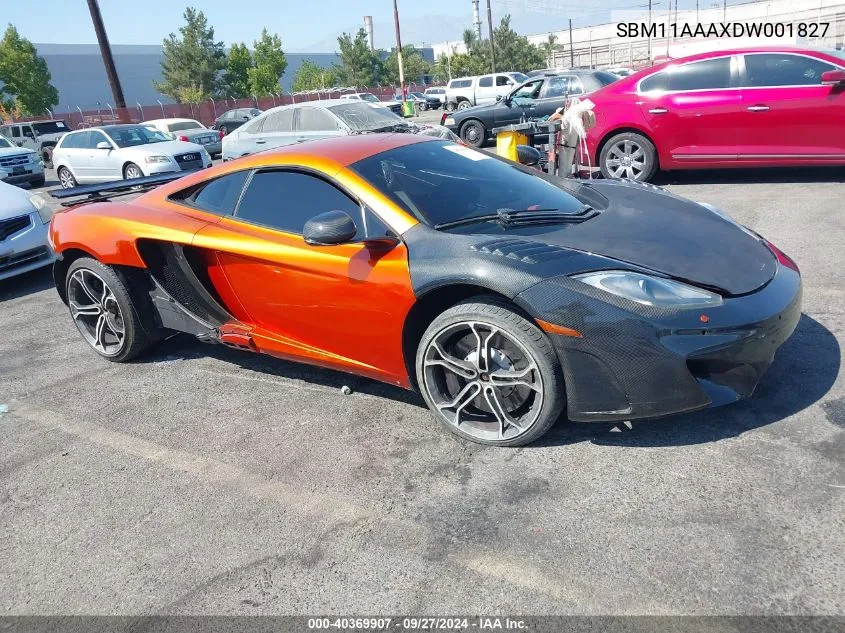 2013 Mclaren Mp4-12C VIN: SBM11AAAXDW001827 Lot: 40369907