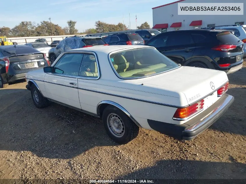 1985 Mercedes-Benz 300 Cdt VIN: WDBAB53A6FA253406 Lot: 40884554