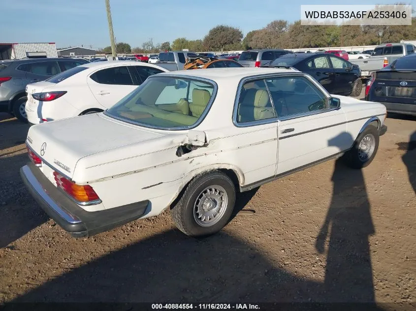 1985 Mercedes-Benz 300 Cdt VIN: WDBAB53A6FA253406 Lot: 40884554