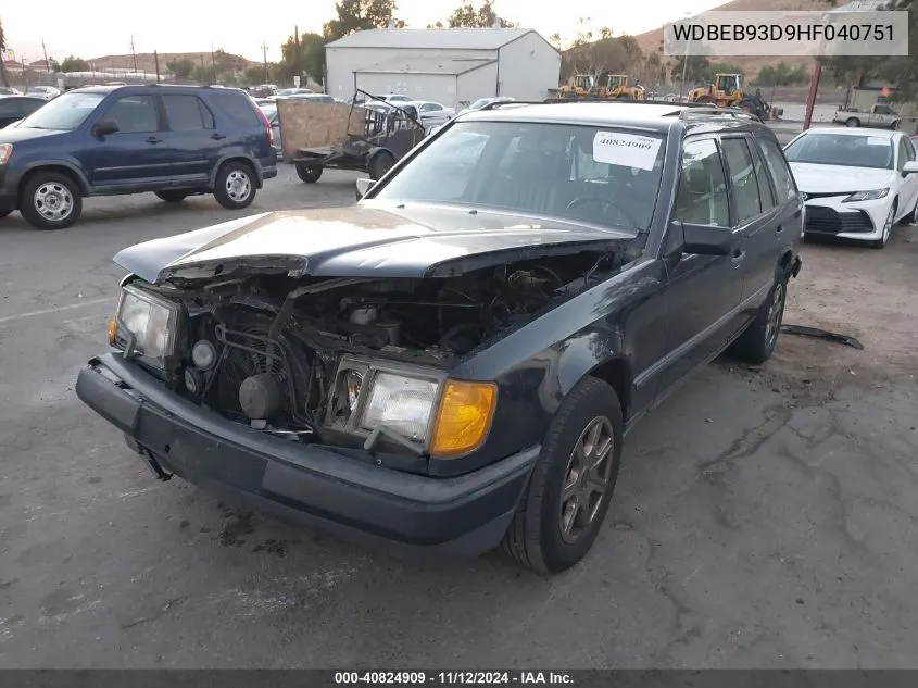 1987 Mercedes-Benz 300 Tdt VIN: WDBEB93D9HF040751 Lot: 40824909