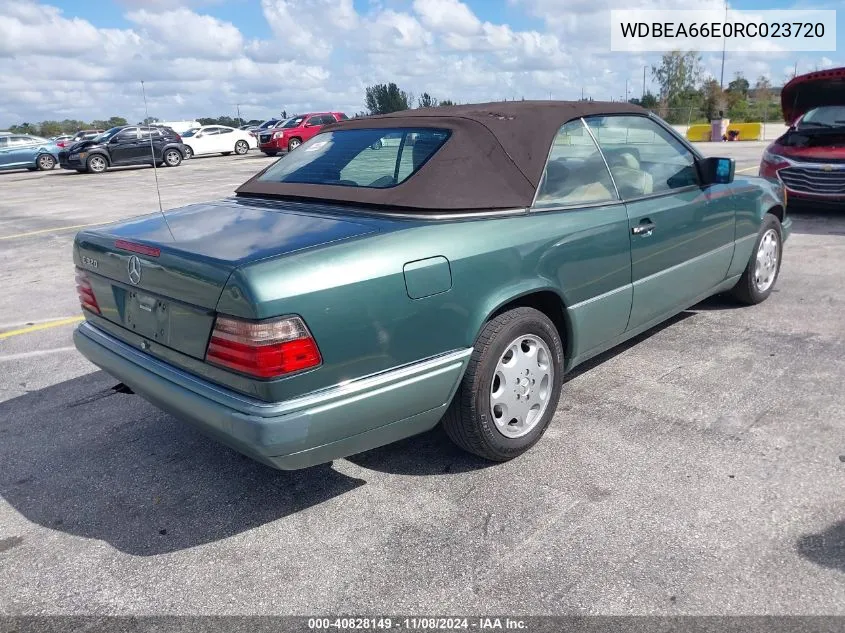 1994 Mercedes-Benz E 320 VIN: WDBEA66E0RC023720 Lot: 40828149