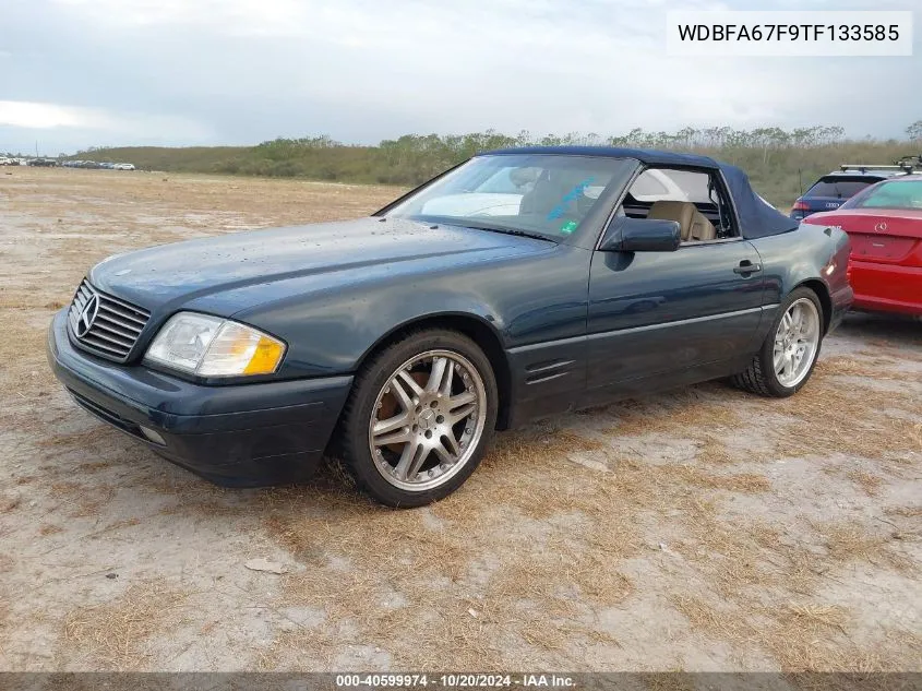 1996 Mercedes-Benz Sl 500 VIN: WDBFA67F9TF133585 Lot: 40599974