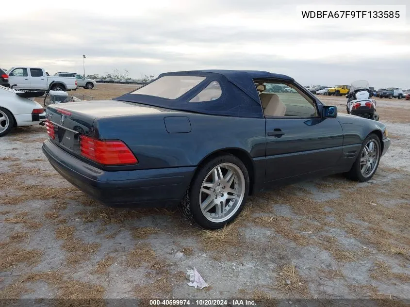 1996 Mercedes-Benz Sl 500 VIN: WDBFA67F9TF133585 Lot: 40599974