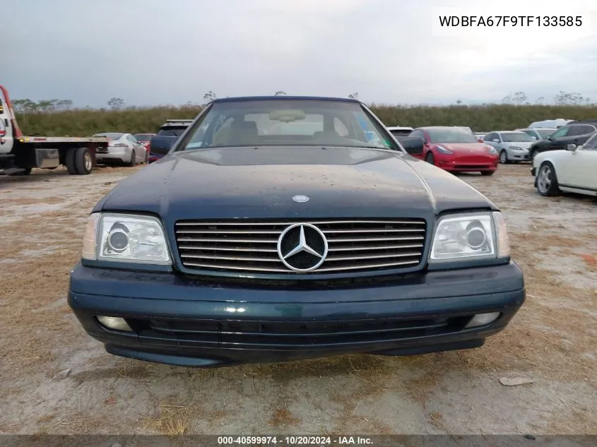 1996 Mercedes-Benz Sl 500 VIN: WDBFA67F9TF133585 Lot: 40599974