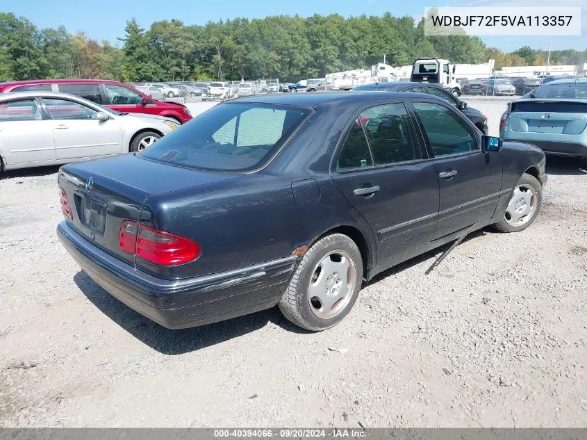 1997 Mercedes-Benz E 420 VIN: WDBJF72F5VA113357 Lot: 40394066