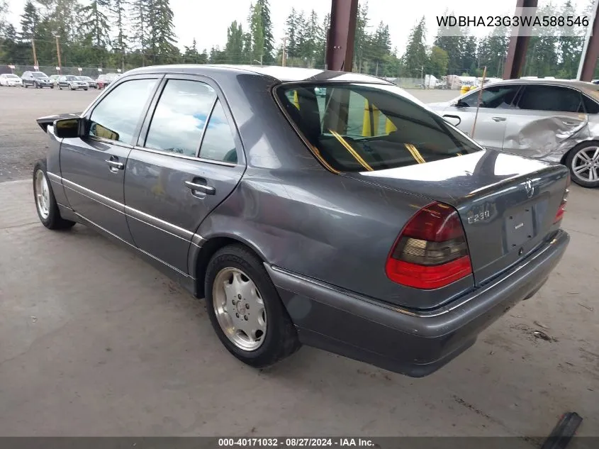 1998 Mercedes-Benz C 230 VIN: WDBHA23G3WA588546 Lot: 40171032