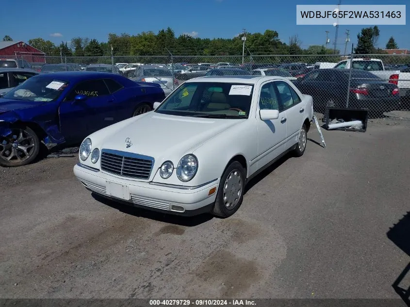 1998 Mercedes-Benz E 320 VIN: WDBJF65F2WA531463 Lot: 40279729