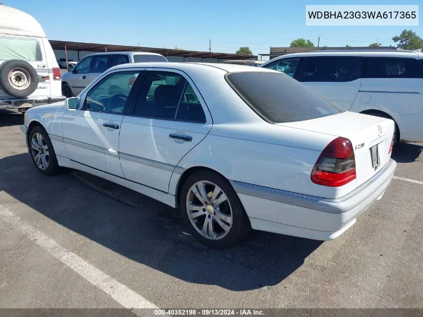 WDBHA23G3WA617365 1998 Mercedes-Benz C 230