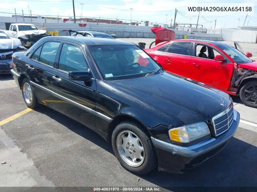 1999 Mercedes-Benz C 280 VIN: WDBHA29G6XA654158 Lot: 40031970