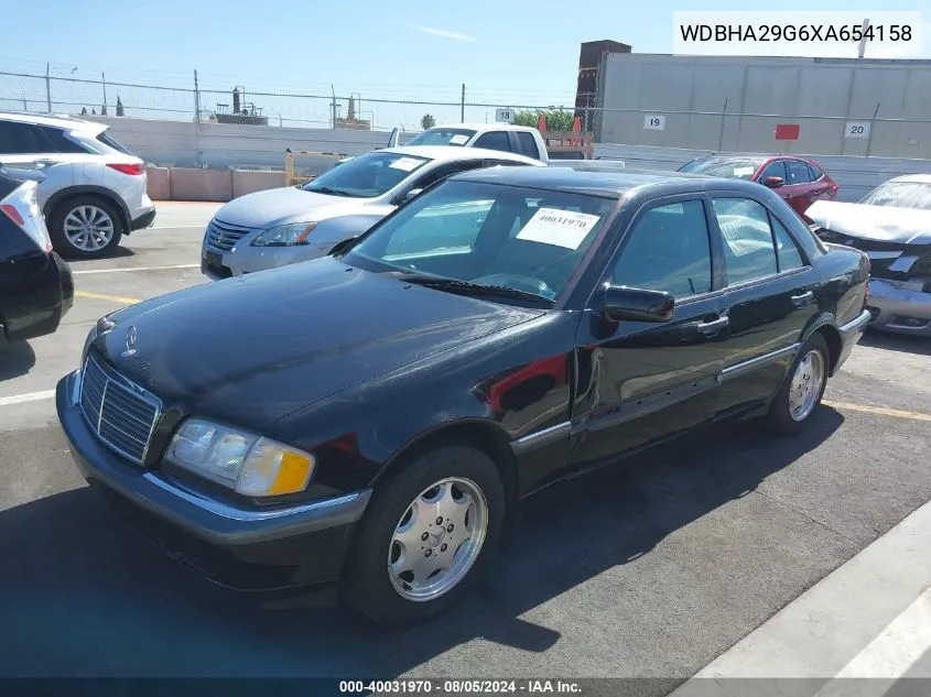 1999 Mercedes-Benz C 280 VIN: WDBHA29G6XA654158 Lot: 40031970