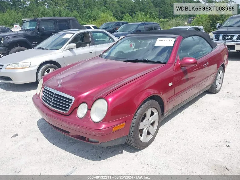 1999 Mercedes-Benz Clk 320 VIN: WDBLK65G6XT008966 Lot: 40132211