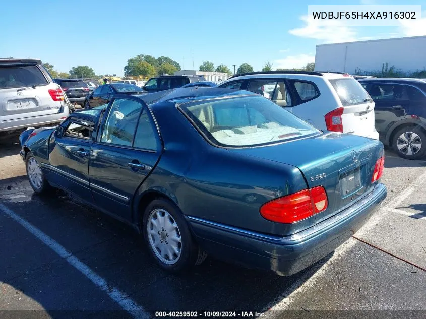 1999 Mercedes-Benz E 320 VIN: WDBJF65H4XA916302 Lot: 40259502