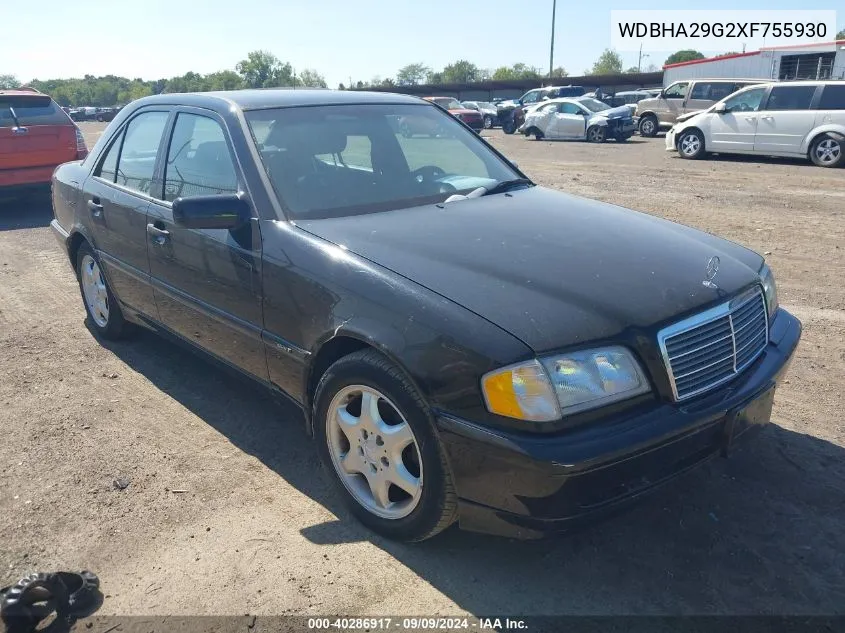 1999 Mercedes-Benz C 280 VIN: WDBHA29G2XF755930 Lot: 40286917