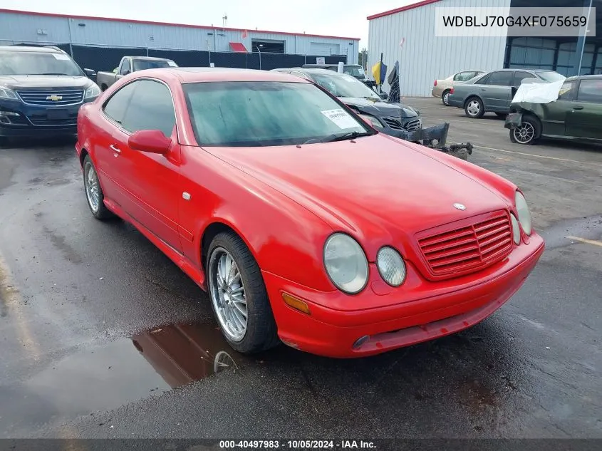 1999 Mercedes-Benz Clk 430 VIN: WDBLJ70G4XF075659 Lot: 40497983