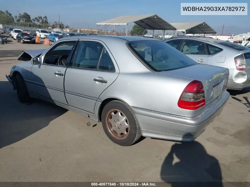 1999 Mercedes-Benz C 280 VIN: WDBHA29G3XA782972 Lot: 40577840