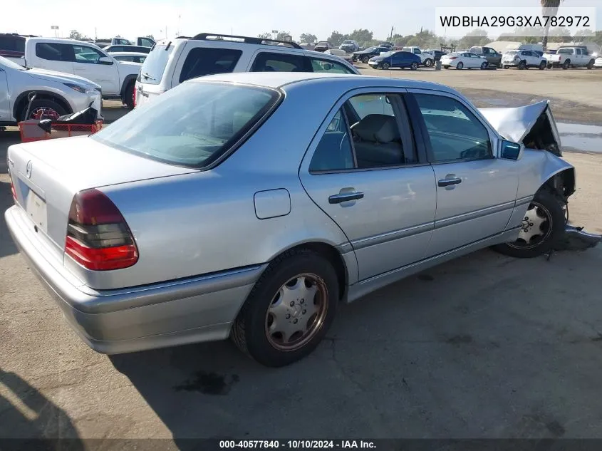 1999 Mercedes-Benz C 280 VIN: WDBHA29G3XA782972 Lot: 40577840