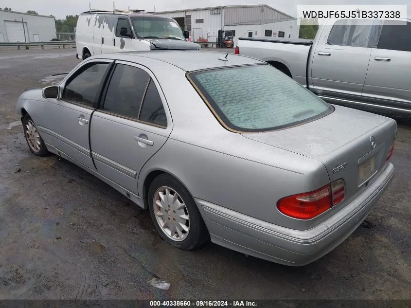 2001 Mercedes-Benz E 320 VIN: WDBJF65J51B337338 Lot: 40338660