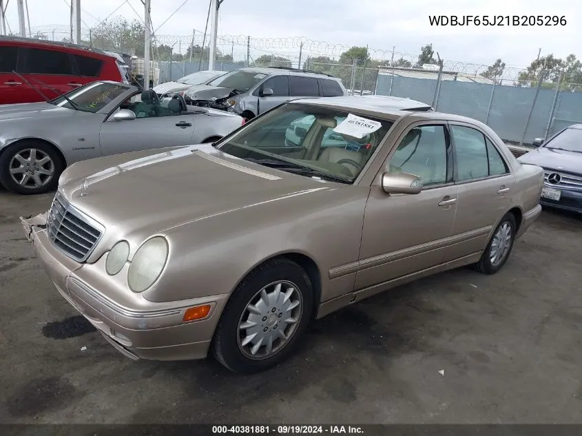 2001 Mercedes-Benz E 320 VIN: WDBJF65J21B205296 Lot: 40381881