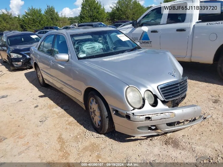 2001 Mercedes-Benz E 320 VIN: WDBJF65J11B339720 Lot: 40390107