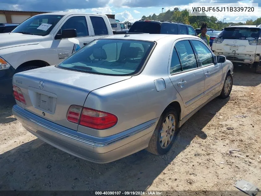 2001 Mercedes-Benz E 320 VIN: WDBJF65J11B339720 Lot: 40390107