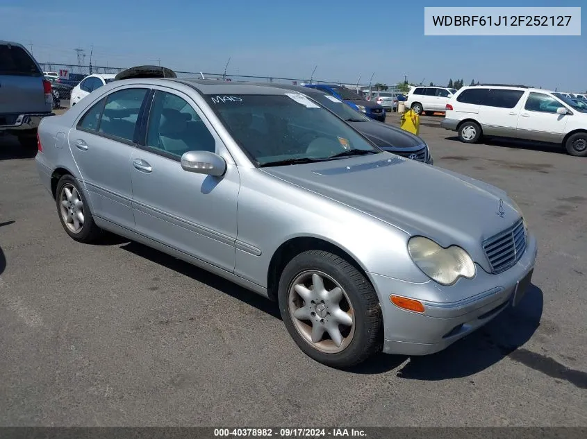 WDBRF61J12F252127 2002 Mercedes-Benz C 240