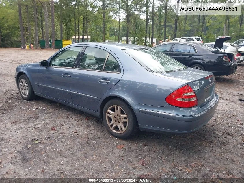 2004 Mercedes-Benz E 320 VIN: WDBUF65J44A495631 Lot: 40466513