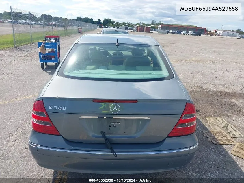 2004 Mercedes-Benz E 320 VIN: WDBUF65J94A529658 Lot: 40552930