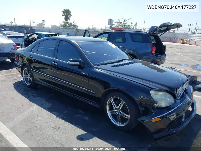 2006 Mercedes-Benz S 430 VIN: WDBNG70J46A477227 Lot: 40268346