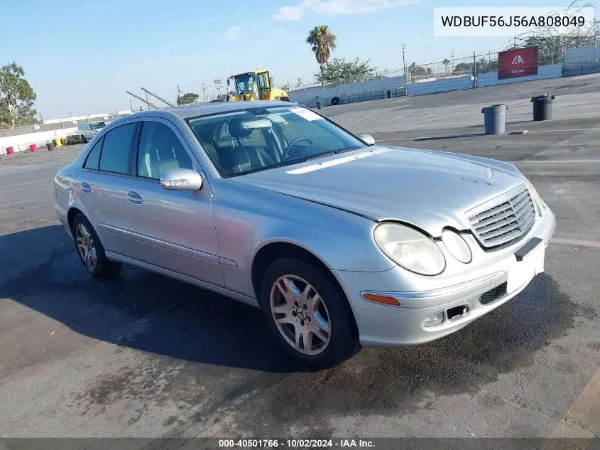 2006 Mercedes-Benz E 350 VIN: WDBUF56J56A808049 Lot: 40501766