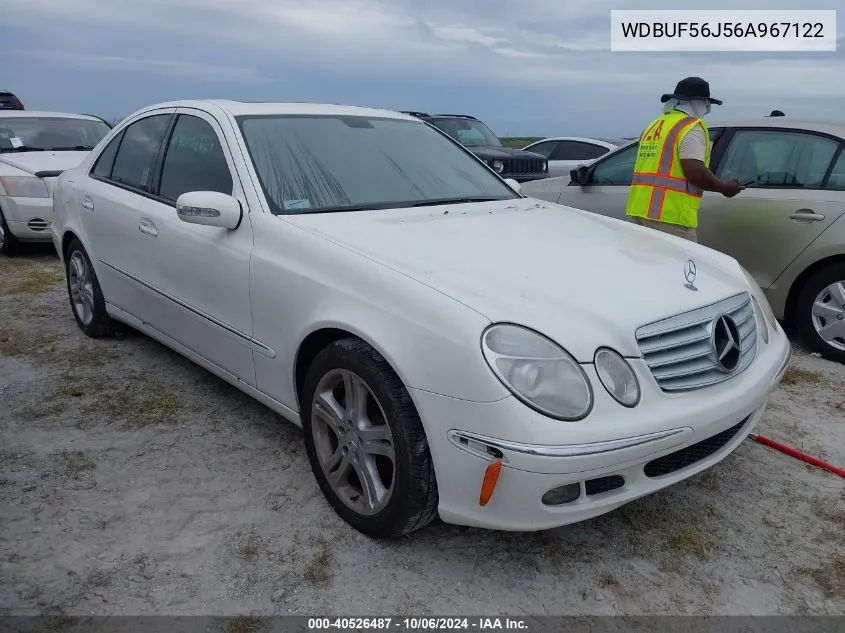 2006 Mercedes-Benz E 350 VIN: WDBUF56J56A967122 Lot: 40526487