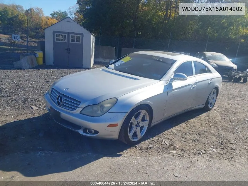 2006 Mercedes-Benz Cls 500 VIN: WDDDJ75X16A014902 Lot: 40644726