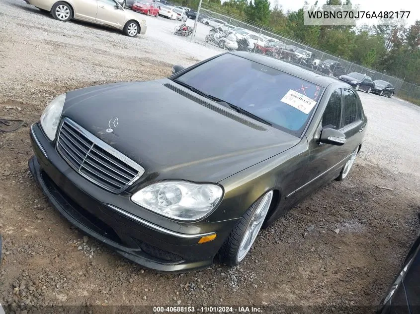 2006 Mercedes-Benz S 430 VIN: WDBNG70J76A482177 Lot: 40688153