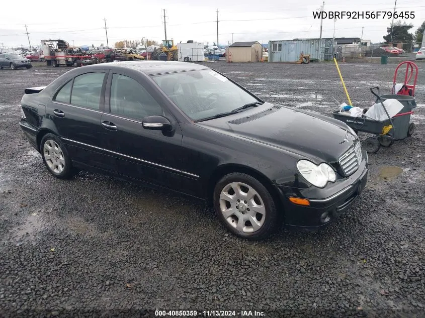 2006 Mercedes-Benz C 280 Luxury 4Matic VIN: WDBRF92H56F796455 Lot: 40850359