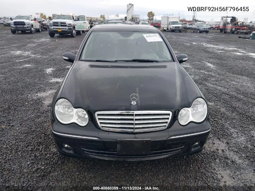 2006 Mercedes-Benz C 280 Luxury 4Matic VIN: WDBRF92H56F796455 Lot: 40850359