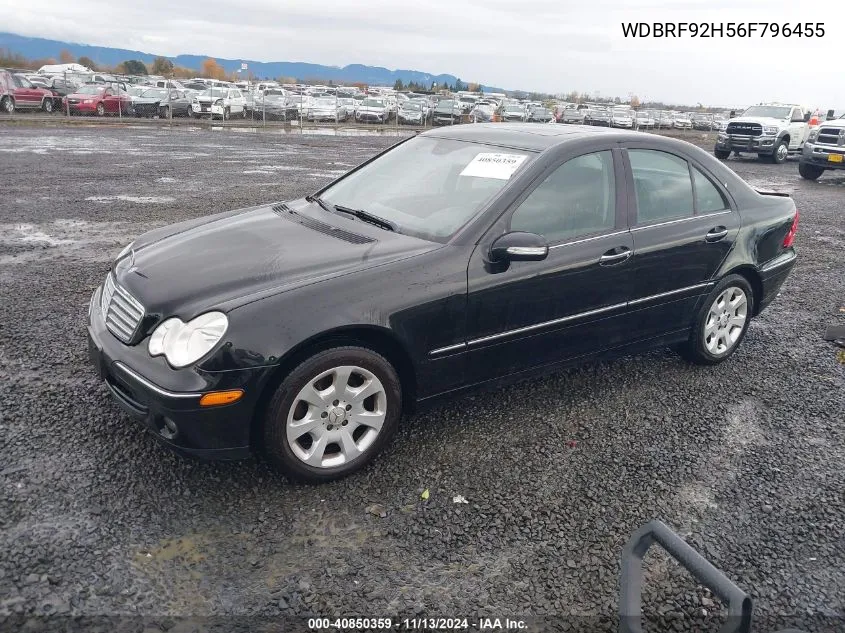 2006 Mercedes-Benz C 280 Luxury 4Matic VIN: WDBRF92H56F796455 Lot: 40850359