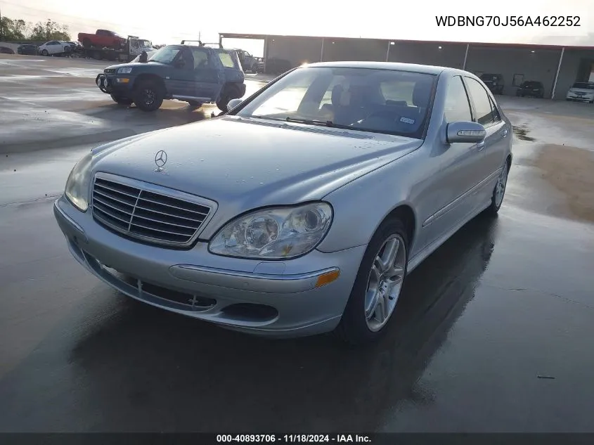 2006 Mercedes-Benz S 430 VIN: WDBNG70J56A462252 Lot: 40893706