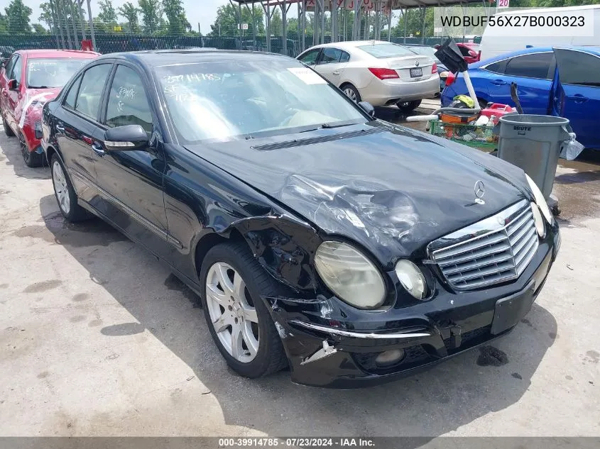 2007 Mercedes-Benz E 350 VIN: WDBUF56X27B000323 Lot: 39914785