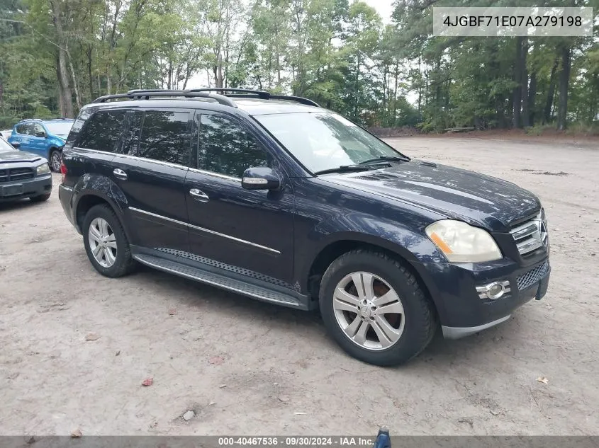 2007 Mercedes-Benz Gl 450 4Matic VIN: 4JGBF71E07A279198 Lot: 40467536