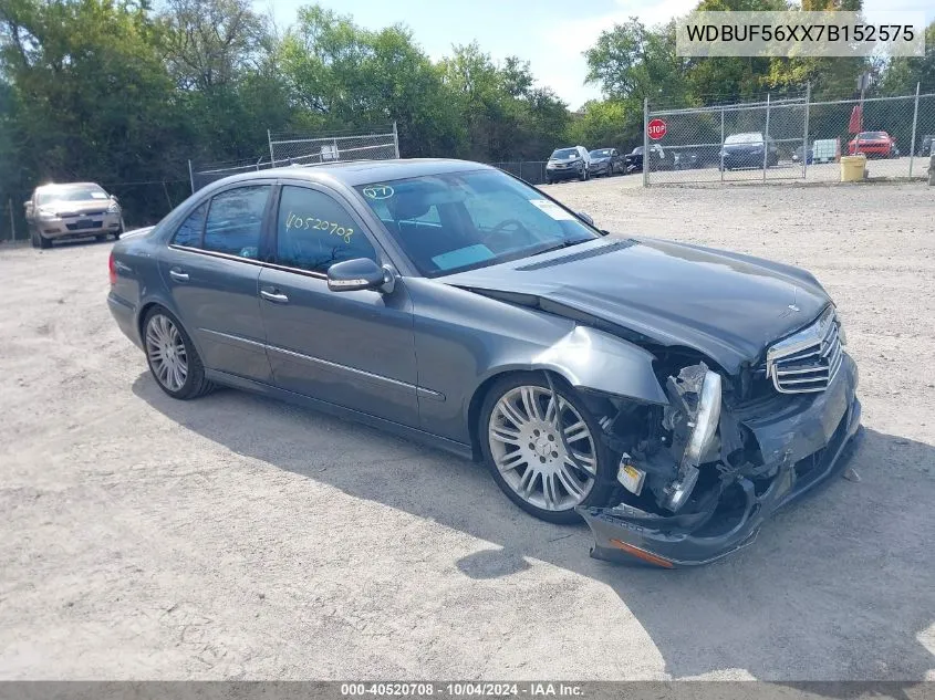 WDBUF56XX7B152575 2007 Mercedes-Benz E 350