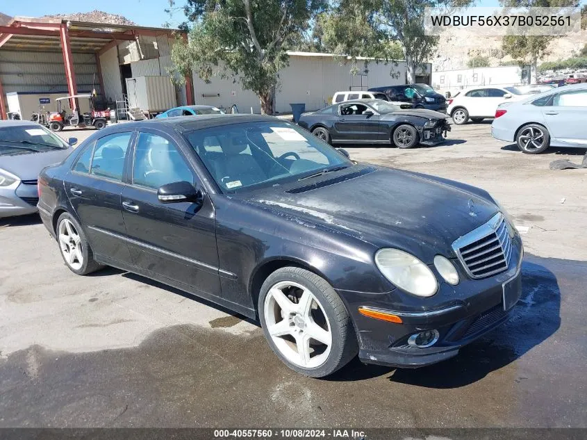 2007 Mercedes-Benz E 350 VIN: WDBUF56X37B052561 Lot: 40557560