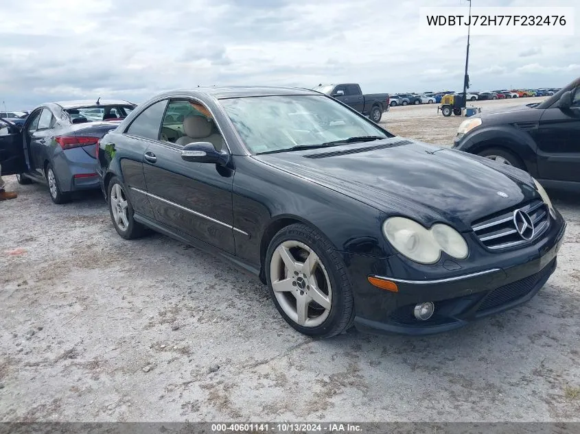 2007 Mercedes-Benz Clk 550 VIN: WDBTJ72H77F232476 Lot: 40601141