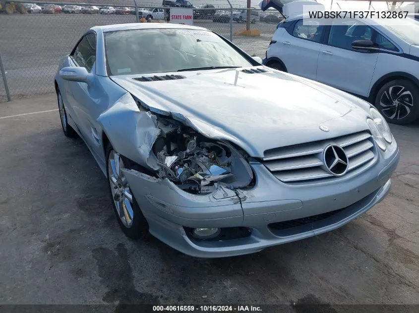 2007 Mercedes-Benz Sl 550 VIN: WDBSK71F37F132867 Lot: 40616559