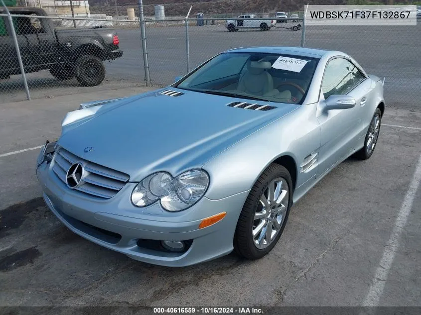 2007 Mercedes-Benz Sl 550 VIN: WDBSK71F37F132867 Lot: 40616559